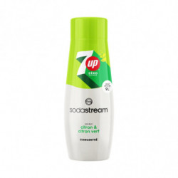 SODASTREAM - Saveur 7Up Free Zéro sucres Préparation soda concentré - flacon de 440 ml Sonico.fr