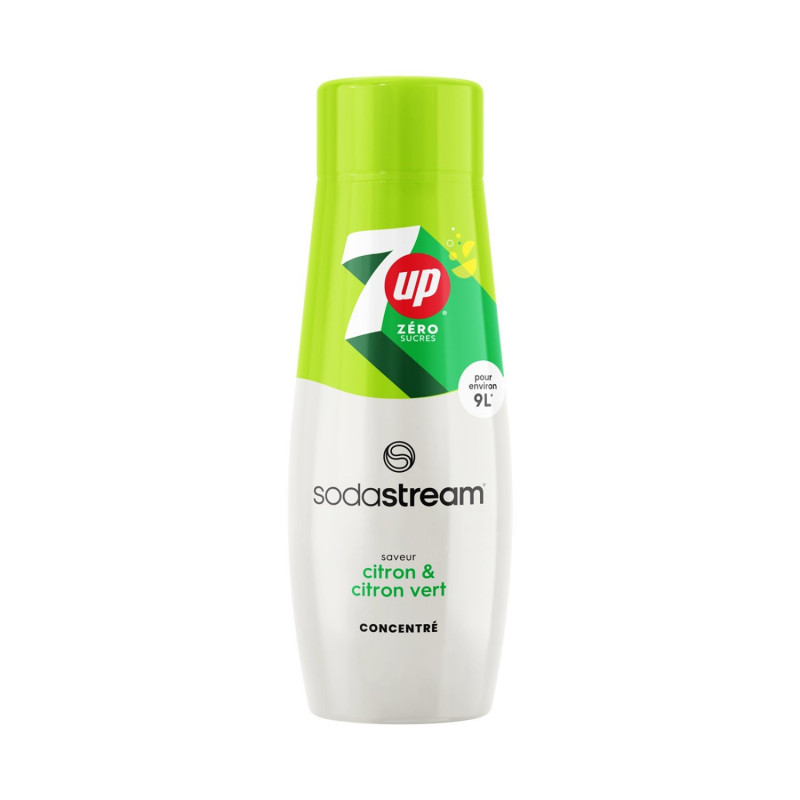 SODASTREAM - Saveur 7Up Free Zéro sucres Préparation soda concentré - flacon de 440 ml Sonico.fr