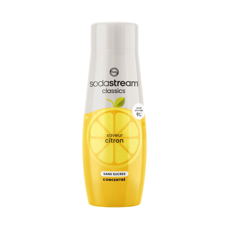 SODASTREAM - Concentré Citron sans sucres - flacon de 440 ml Sonico.fr