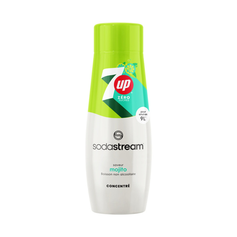 SODASTREAM - Concentré 7UP Mojito Free - flacon de 440 ml Sonico.fr