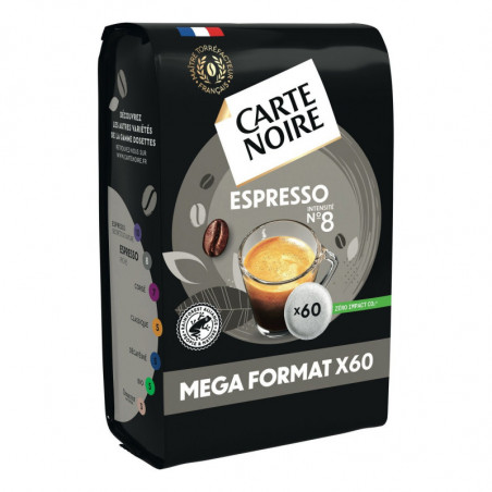CARTE NOIRE : Expresso n°8 - 60 dosettes Cafés Compatible Senseo Sonico.fr
