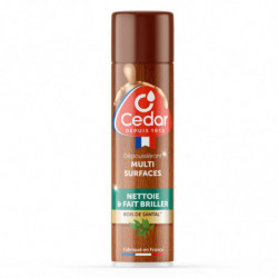 O CEDAR - Nettoyant Ménager Dépoussiérant Tous Types De Bois - bombe de 300 ml Sonico.fr