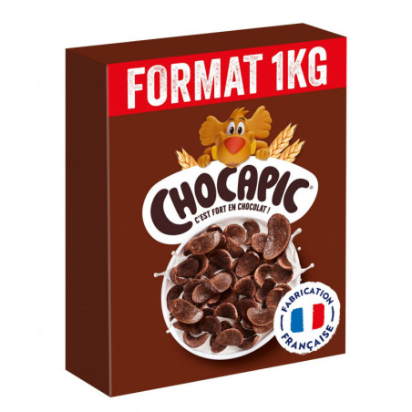NESTLE - Céréales Chocapic au Chocolat - boite de 1 kg Sonico.fr
