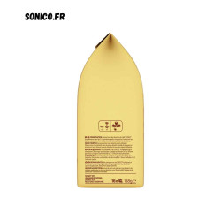 Ingrédients et valeurs nutritionnelles visibles. Produit 100 % conforme. Sonico.fr