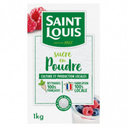 SAINT LOUIS  - Sucre en poudre Bec verseur - boite de 1 Kg Sonico.fr
