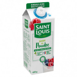 SAINT LOUIS  - Sucre en poudre Bec verseur - brique de 650 g Sonico.fr