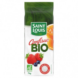 SAINT LOUIS - Confisuc Bio Sucre gélifiant spécial confitures et gelées - paquet de 1 kg Sonico.fr