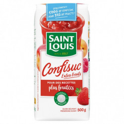 SAINT LOUIS - Confisuc Extra Fruits Sucre spécial confitures - paquet de 500 g Sonico.fr