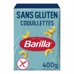 BARILLA - Pâtes Coquillettes Sans Gluten - paquet de 400 g Sonico.fr