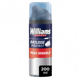 WILLIAMS - Mousse à raser Peau Sensible - bombe de 200 ml Sonico.fr