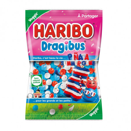 HARIBO - Bonbons Dragibus Summer Veggie - sachet de 250 g Sonico.fr