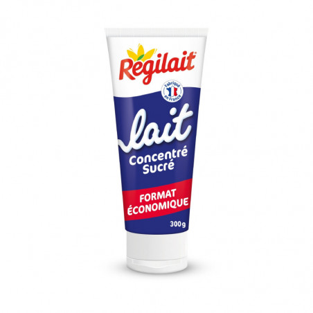 REGILAIT - Lait Concentré Sucré Entier - tube de 300 g Sonico.fr