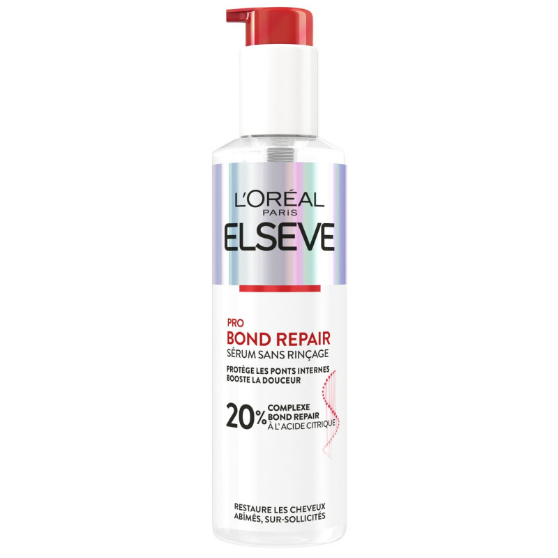 ELSEVE - Pro Bond Repair Sérum Réparateur Sans Rinçage Soin Cheveux Pour Cheveux Abîmés - flacon-pompe de 150 ml Sonico.fr