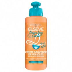 ELSEVE - Dream Long Curls Crème Sauveuse de Boucles Cheveux Bouclés Abîmés Soin sans rinçage - flacon de 200 ml Sonico.fr