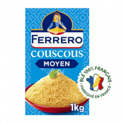 FERRERO - Couscous Grain Moyen - paquet de 1 kg Sonico.fr