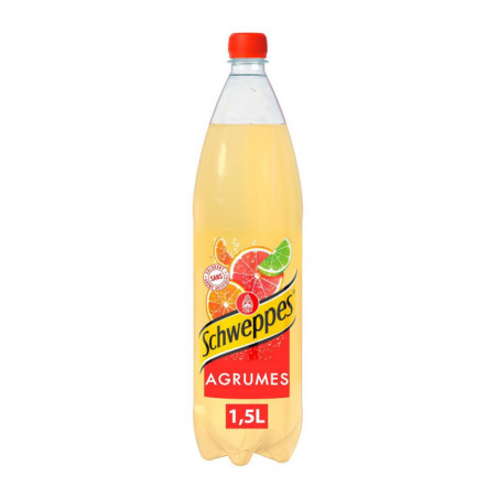 SCHWEPPES - Soda saveur Agrumes - bouteilles de 1,5 l Sonico.fr