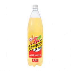 SCHWEPPES - Zero Soda saveur Agrumes - bouteilles de 1,5 l Sonico.fr