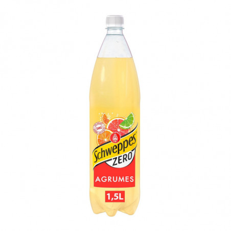 SCHWEPPES - Zero Soda saveur Agrumes - bouteilles de 1,5 l Sonico.fr