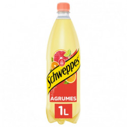 SCHWEPPES - Soda saveur Agrumes - bouteilles de 1 l Sonico.fr