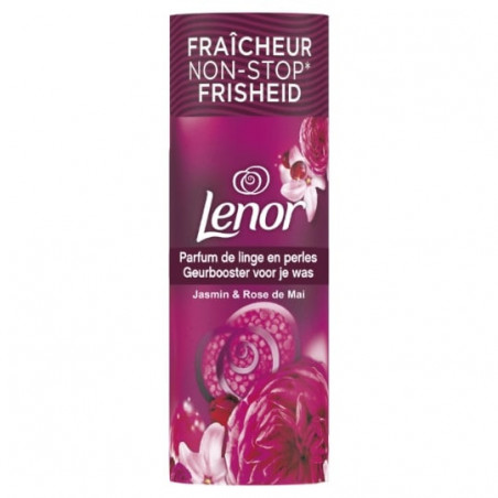 LENOR - Jasmin et rose de mai Parfum de linge en perles - boite de 235 g Sonico.fr