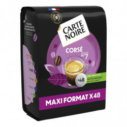 CARTE NOIRE - Corsé Café Dosettes Compatible Senseo - sachet de 48 dosettes Sonico.fr