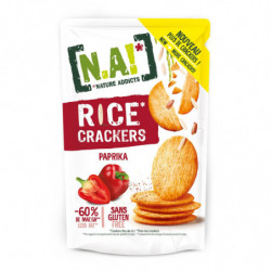 N.A! - Rice Crackers Paprika sans Gluten Biscuits apéritifs - sachet de 85 g Sonico.fr