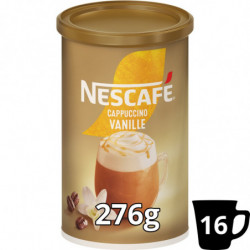 NESCAFE - Cappuccino Vanille Café Soluble - boîte de 276 g  Sonico.fr