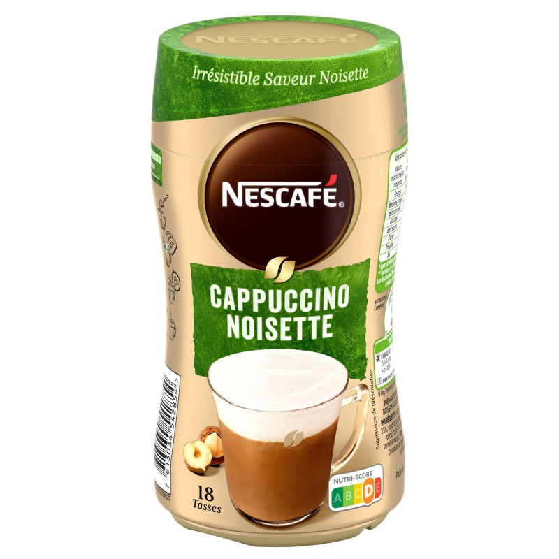 NESCAFE - Cappuccino Noisette Café soluble - Boite de 270 g Sonico.fr