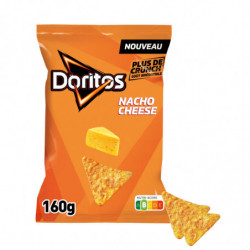 DORITOS - Nacho Cheese Tortillas - sachet de 160 g Sonico.fr