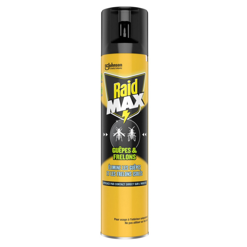 RAID - Insecticide Aérosol Guêpes Frelons - spray de 300 ml Sonico.fr