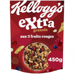 KELLOGG'S - Extra Fruits rouges Céréales - paquet de 450 g Sonico.fr