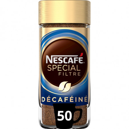 NESCAFE - Café soluble Spécial Filtre Décaféiné - bocal de 100 g  Sonico.fr