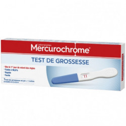 MERCUROCHROME - Test de grossesse mi-jet + 1 notice Sonico.fr