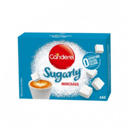 CANDEREL - Sugarly Edulcorant en morceaux - Boite de 65 Morceaux - 130 g Sonico.fr