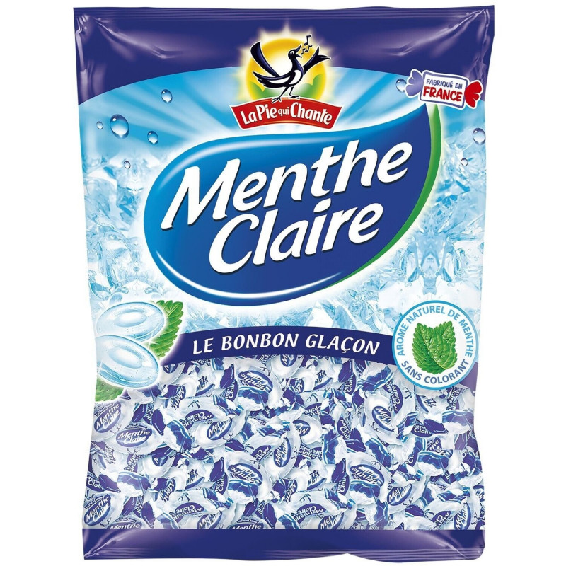 LA PIE QUI CHANTE - Bonbons Menthe claire à la menthe - sachet de 360 g Sonico.fr