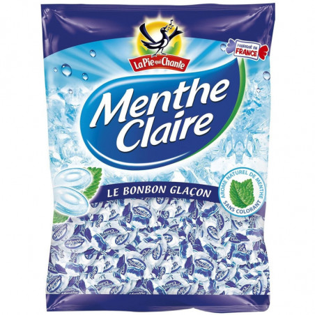 LA PIE QUI CHANTE - Bonbons Menthe claire à la menthe - sachet de 360 g Sonico.fr