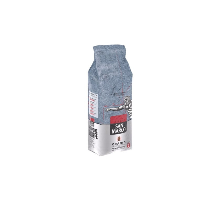 SAN MARCO - Grains n°7 Café en grains - paquet de 500 g Sonico.fr