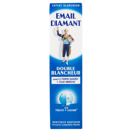 EMAIL DIAMANT - Double Blancheur Dentifrice blancheur immédiate et durable - tube de 75 ml Sonico.fr