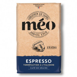 MEO - Espresso Café en grains - Sachet de 1 kg Sonico.fr