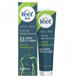 VEET Men - Crème dépilatoire peaux normales 3 min - tube de 200 ml Sonico.fr