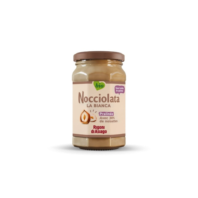 RIGONI DI ASIAGO - Nocciolata Bianca Pâte À Tartiner Aux Noisettes - pot de 250 g Sonico.fr