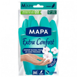 MAPA - Gants de ménage Extra Confort Taille M 7-7 1/2 - Une paire de gants Sonico.fr