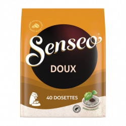 SENSEO - Doux Café dosettes Compatibles Senseo - paquet de 40 dosettes - 277 g Sonico.fr