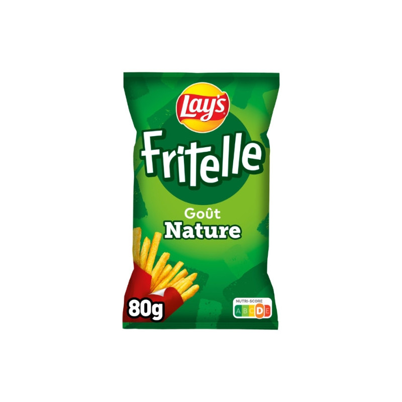 LAY'S - Fritelle Nature Frites - Biscuits apéritifs - sachet de 80 g Sonico.fr