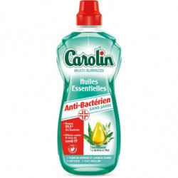 CAROLIN - Eucalyptus et arbre à thé Nettoyant ménager anti-bactérien - flacon de 1L Sonico.fr