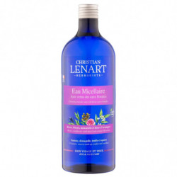 CHRISTIAN LENART - Eau micellaire aux vertus des eaux florales - Démaquillant visage et yeux  - flacon de 500 ml Sonico.fr