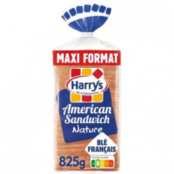 HARRYS -  American Sandwich Pain De Mie Nature - paquet de 825 g Sonico.fr