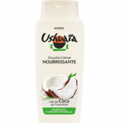 USHUAIA - Crème de Douche Nourissante Coco de Polynésie - flacon de 400 ml Sonico.fr