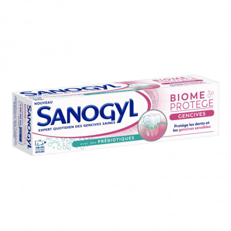 SANOGYL - Dentifrice Biome Protège Gencives avec Prébiotiques - tube de 75 ml Sonico.fr