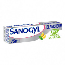 SANOGYL - Dentifrice Soin Huiles Essentielles Blancheur 97% Origine Naturelle - tube de 75 ml Sonico.fr
